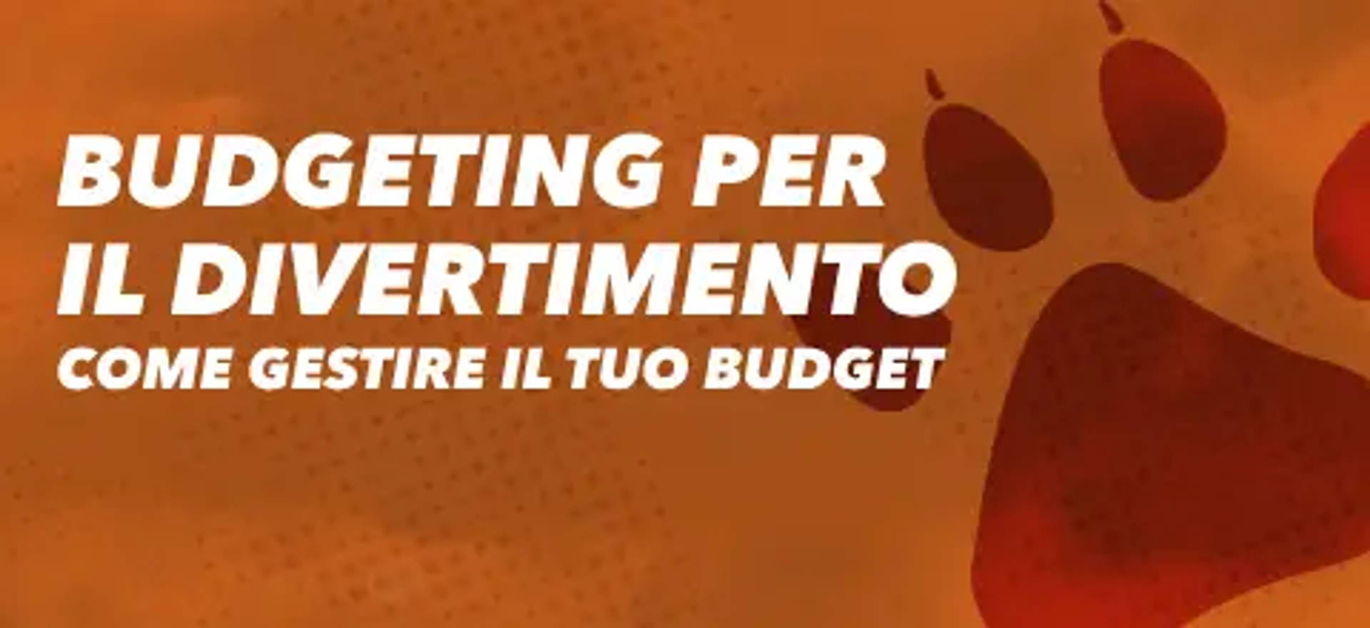 come gestire il tuo budget.