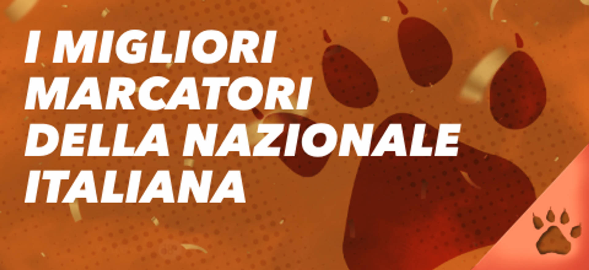 I migliori marcatori della nazionale italiana.