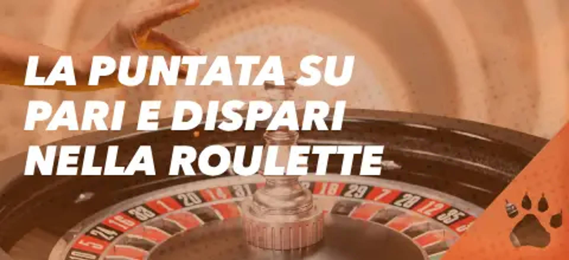 La puntata su Pari e Dispari alla roulette