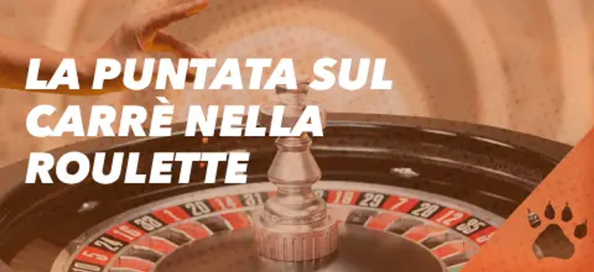 La puntata sul Carrè alla roulette