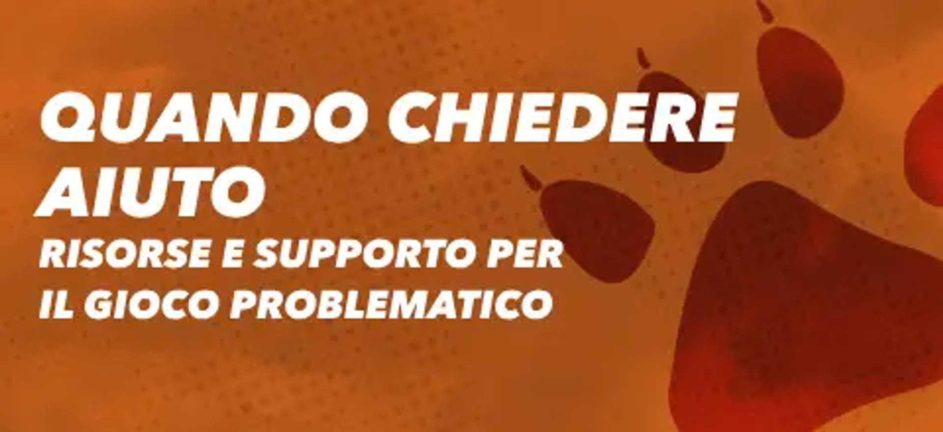 risorse e supporto per il Gioco Responsabile.