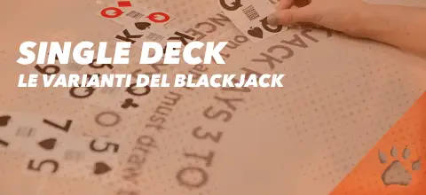 Single Deck - Variante Blackjack