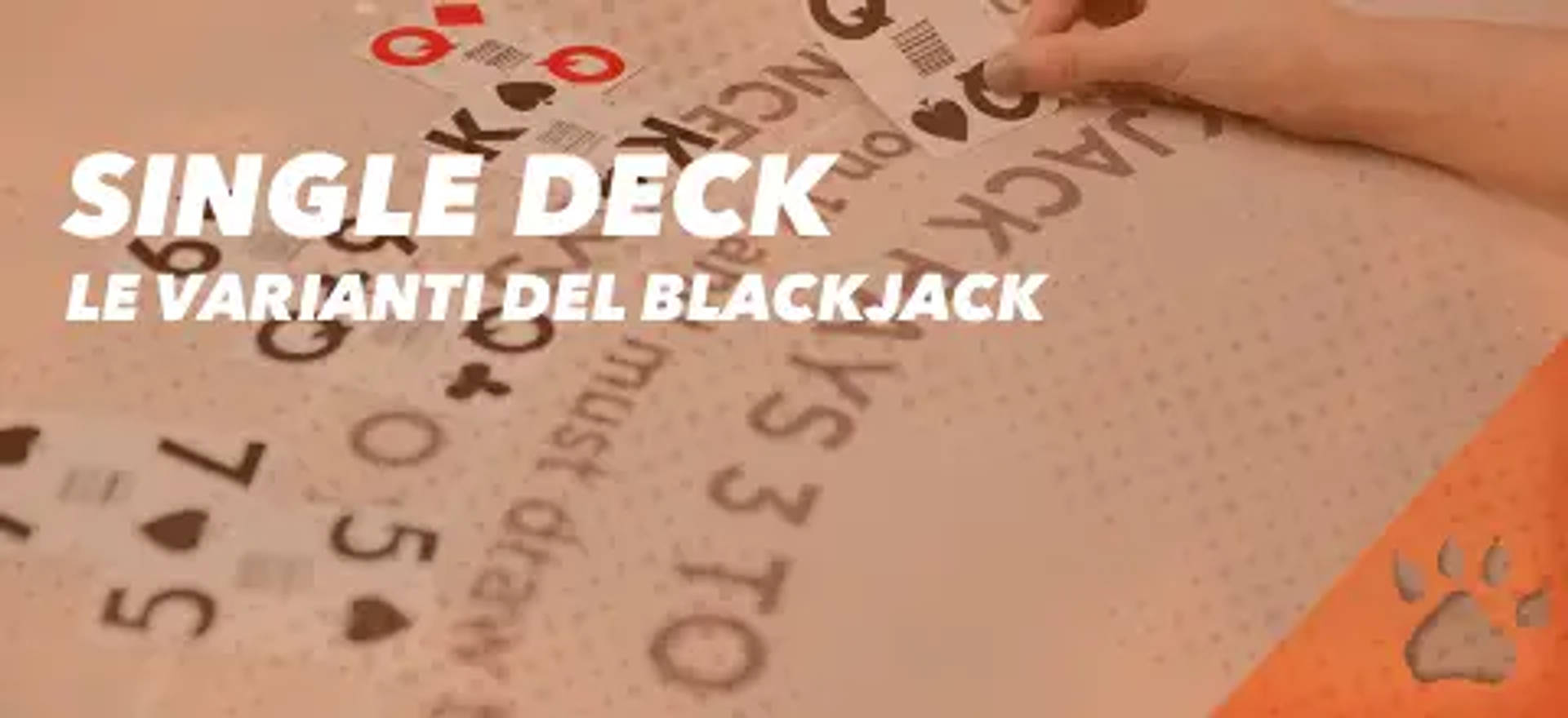 Single Deck - Variante Blackjack