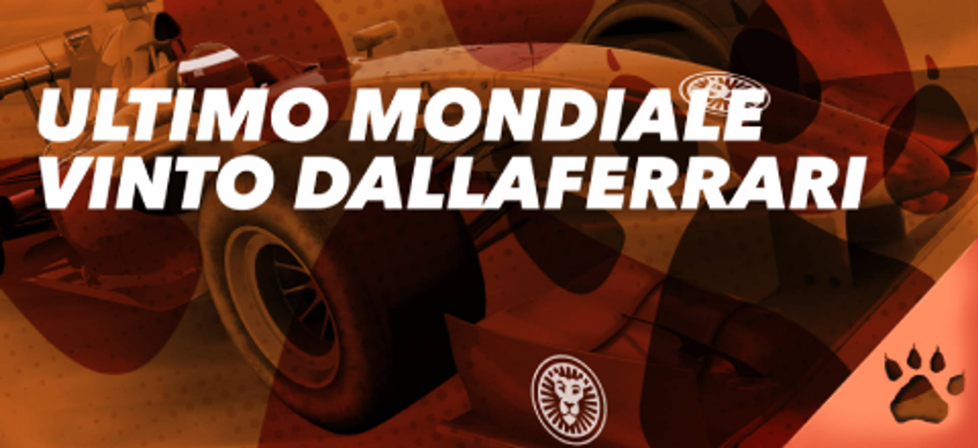 Ultimo mondiale vinto dalla Ferrari su auto da corsa rossa.