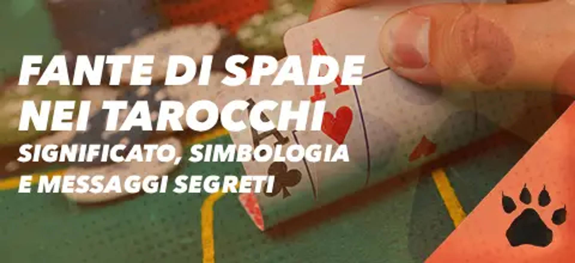Fante di spade nei tarocchi