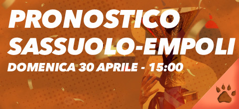Pronostico Sassuolo-Empoli - Domenica 30 Aprile 2023 | News & Blog LeoVegas Sport