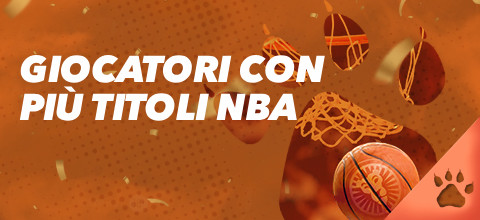 Giocatori con più titoli NBA | La classifica dei cestisti con più anelli | Blog LeoVegas Sport