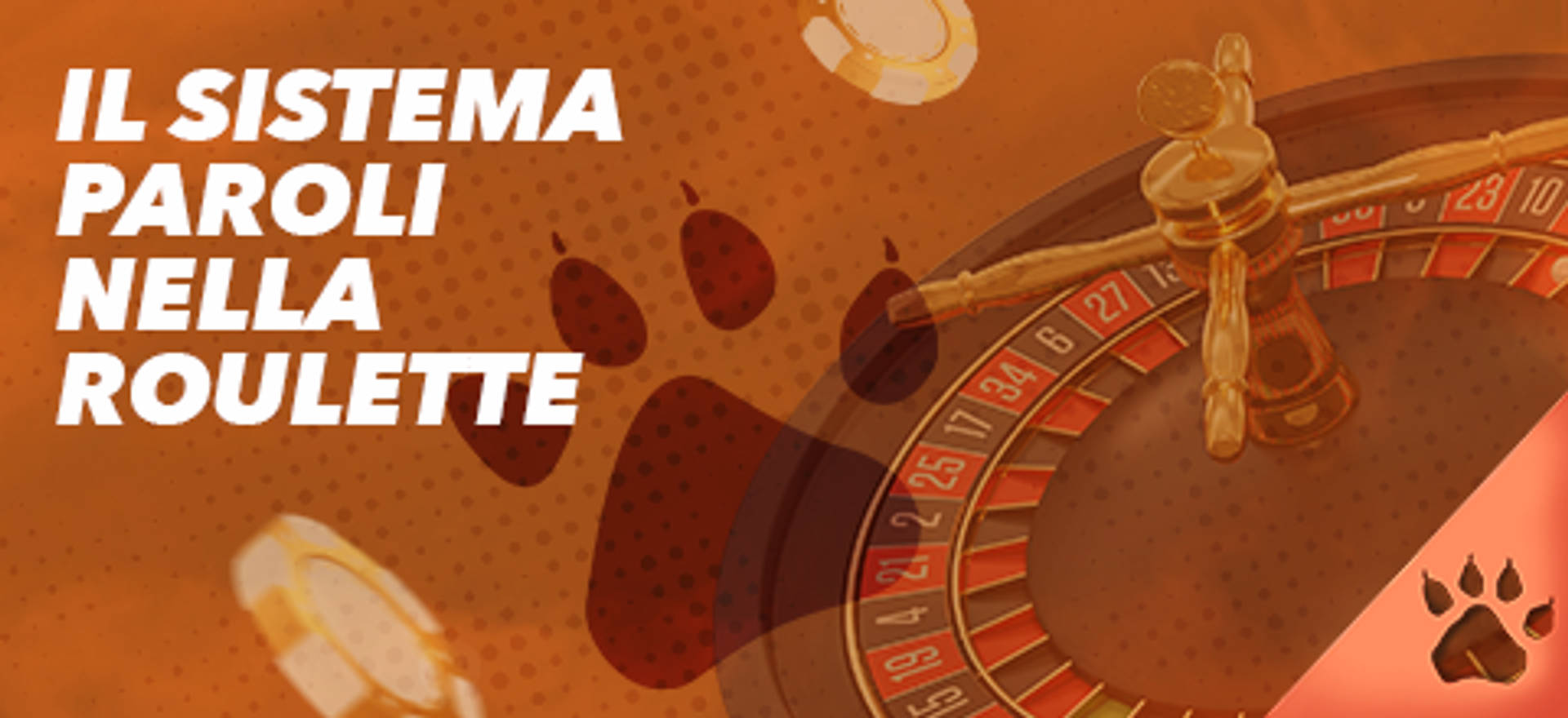 Il sistema Paroli nella roulette, con ruota e fiches.