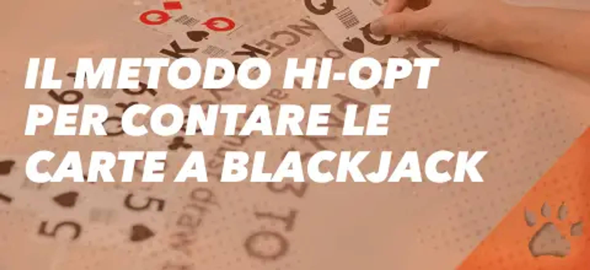 metodo hi opt conteggio carte blackjack