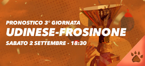 Pronostico Udinese-Frosinone | Serie A | News & Blog LeoVegas Sport