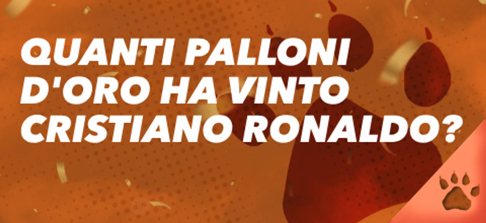 Quanti palloni d'oro ha vinto Cristiano Ronaldo?
