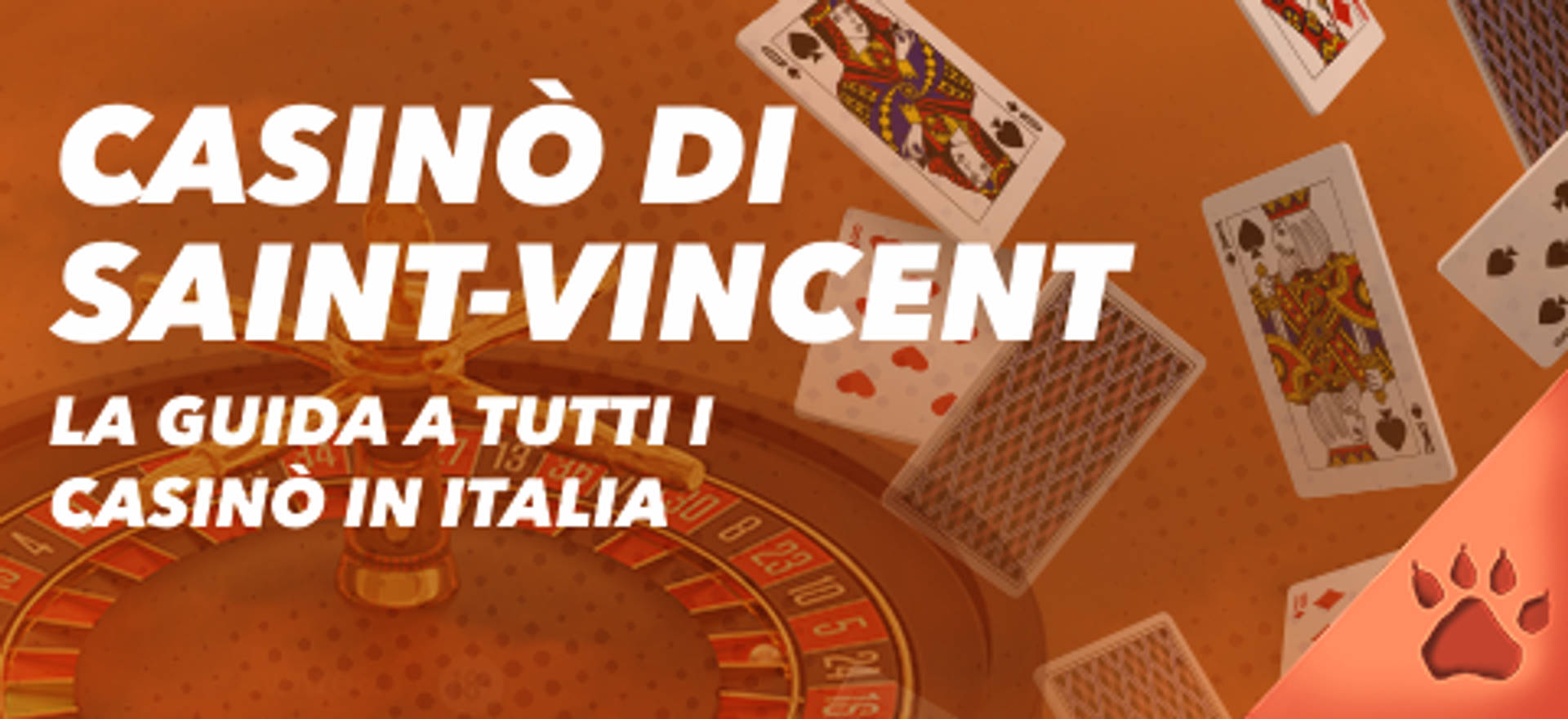 la guida ai casinò in Italia, con carte da gioco e roulette.