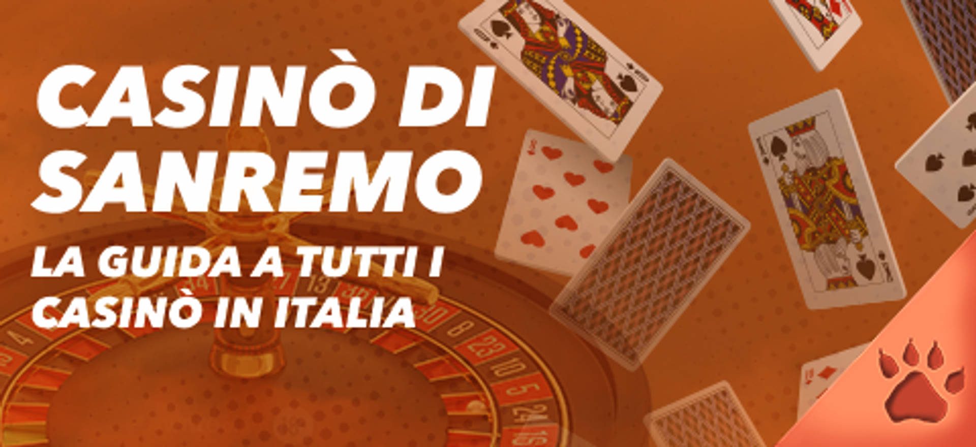 la guida a tutti i casinò in Italia, con carte da gioco e roulette.
