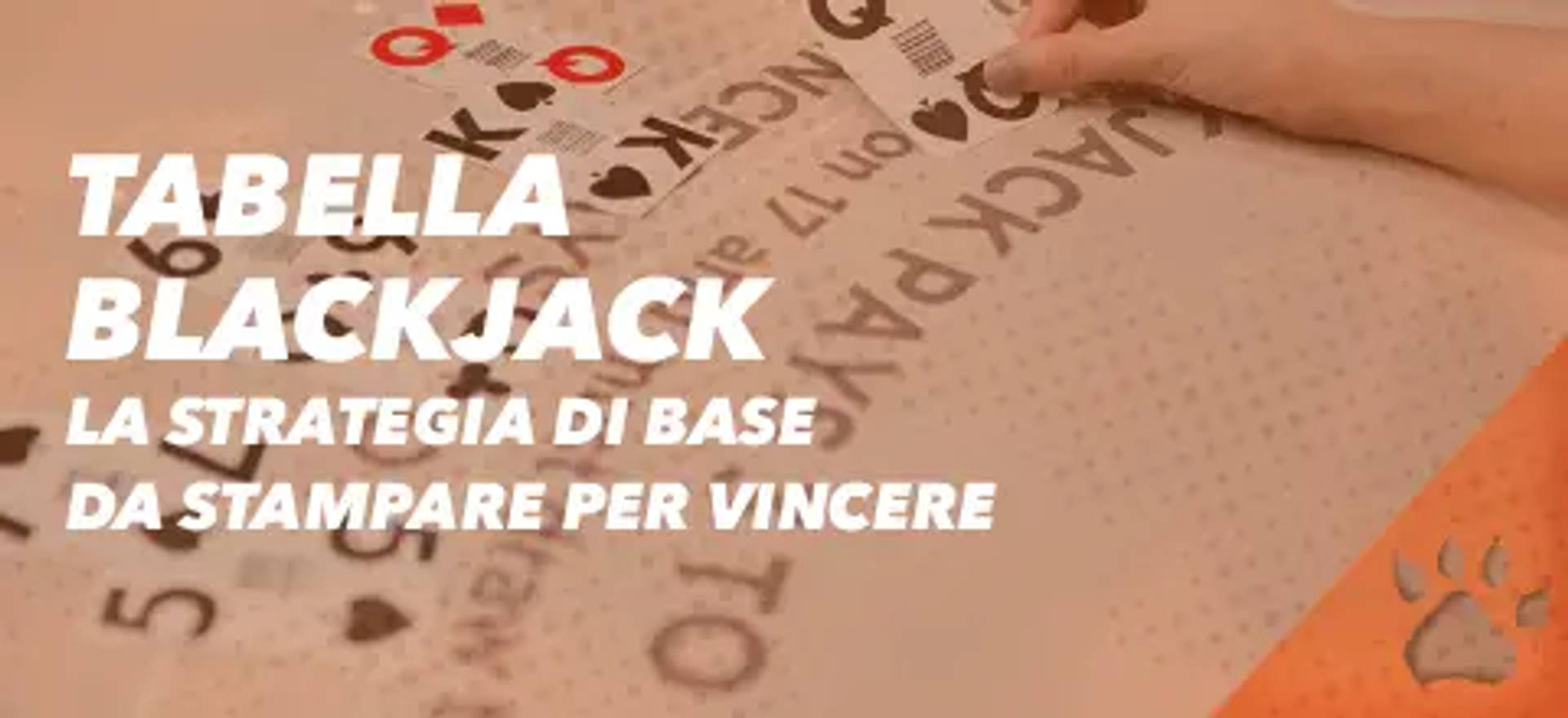 Tabella Blackjack