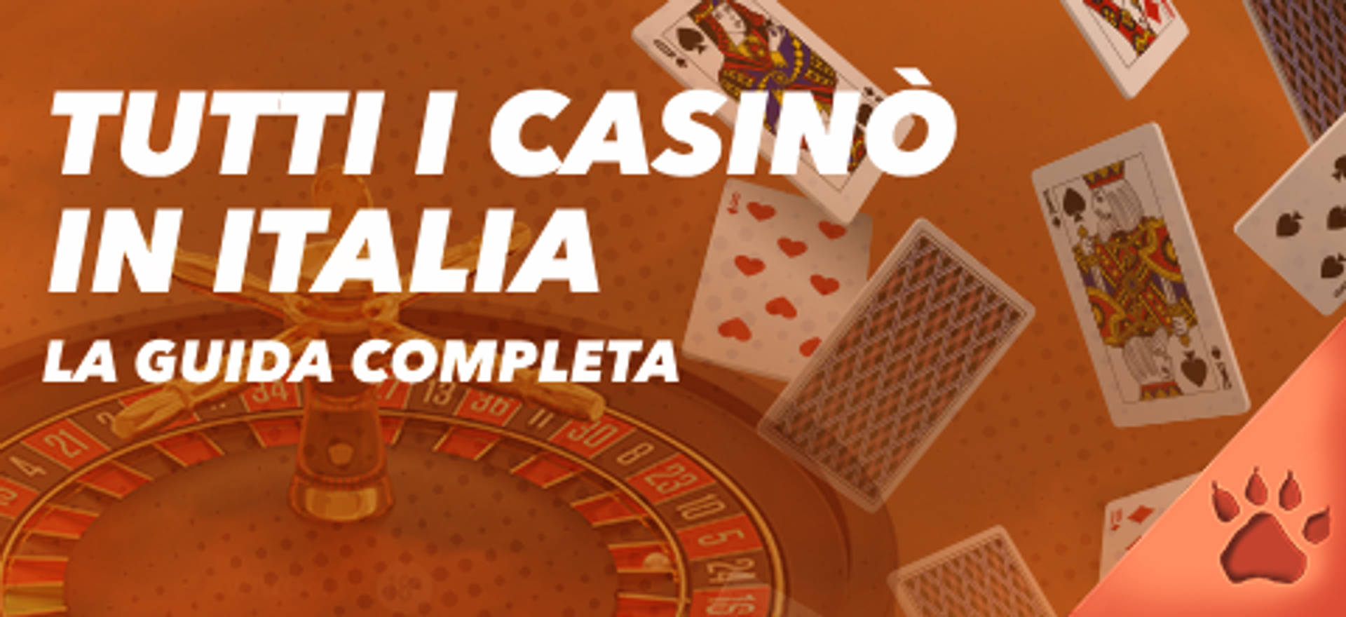 la guida completa, con roulette e carte da gioco.