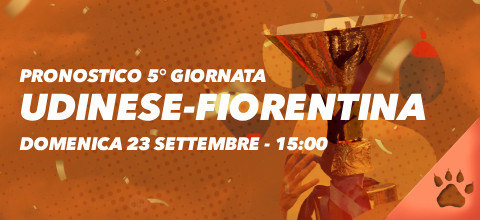 Pronostico Udinese-Fiorentina-24 settembre 2023 | Serie A | News & Blog LeoVegas Sport
