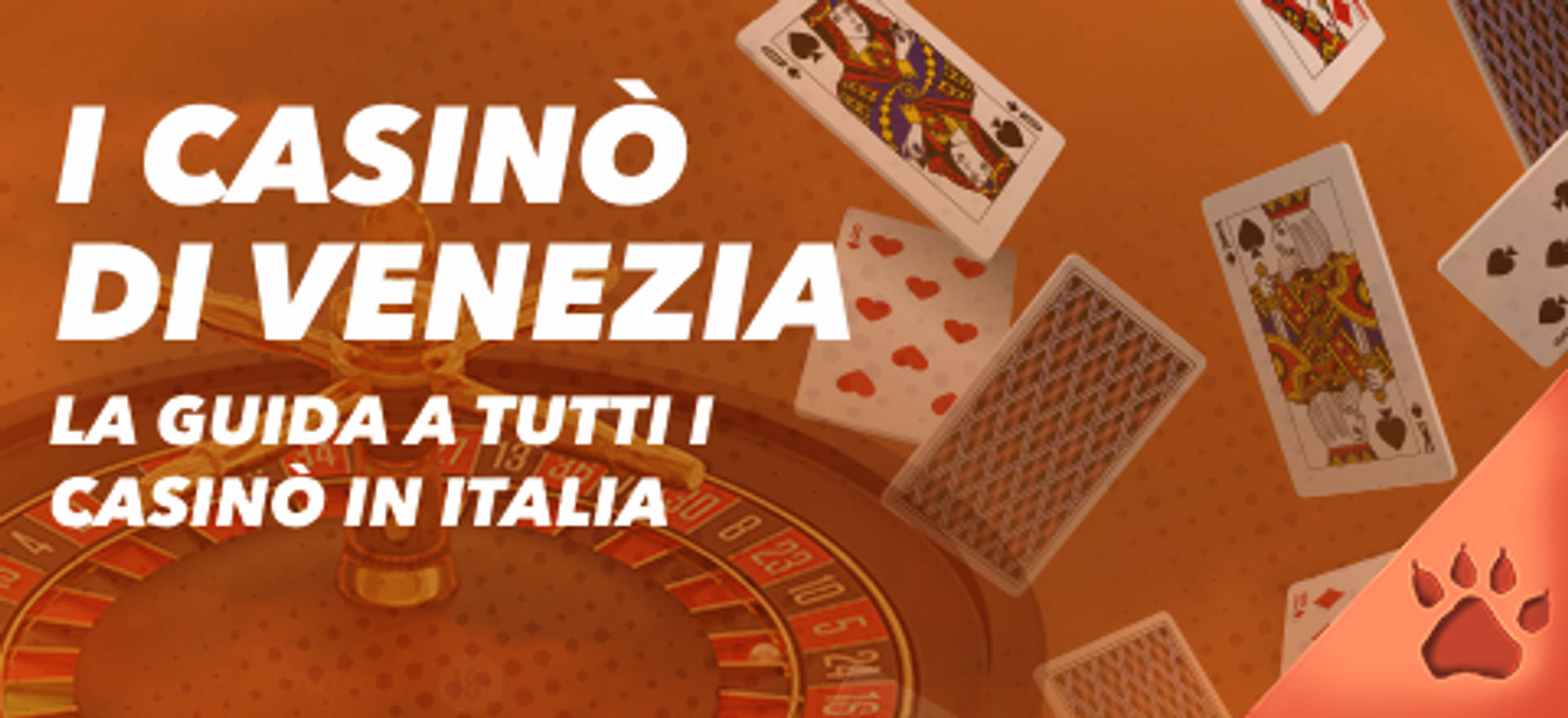 la guida a tutti i casinò in Italia, con carte da gioco e roulette.